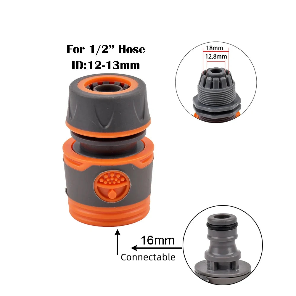 1 adattatore rapido per tubo da giardino da 1/2", 3/4" e 1" - raccordi filettati BPS UE per rubinetti, pistole a spruzzo e sistemi di irrigazione