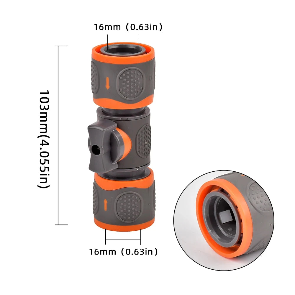 1 adattatore rapido per tubo da giardino da 1/2", 3/4" e 1" - raccordi filettati BPS UE per rubinetti, pistole a spruzzo e sistemi di irrigazione